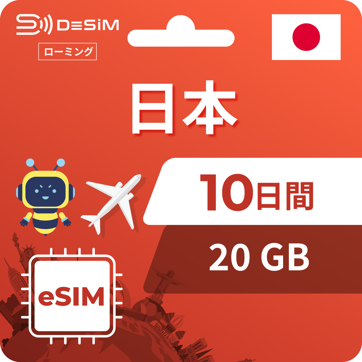 日本eSIM 10日間