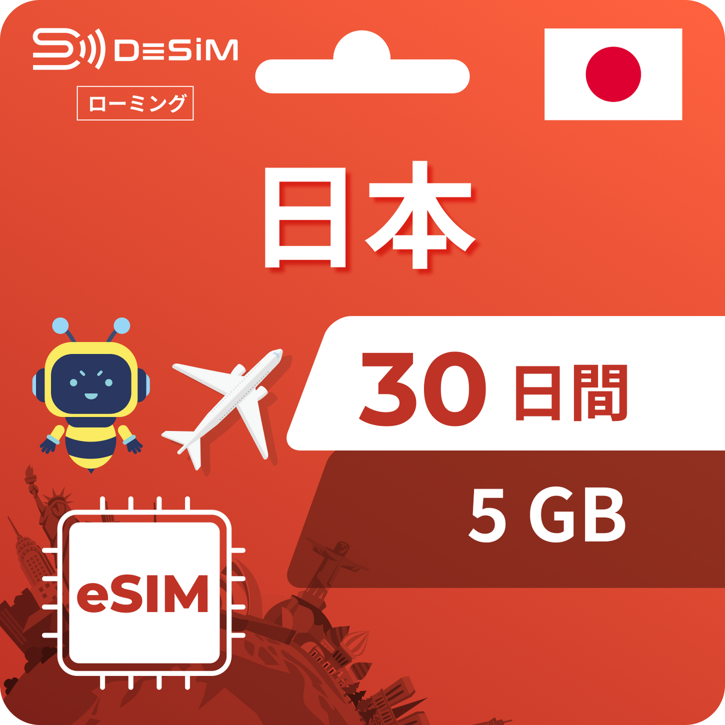 日本eSIM 30日間