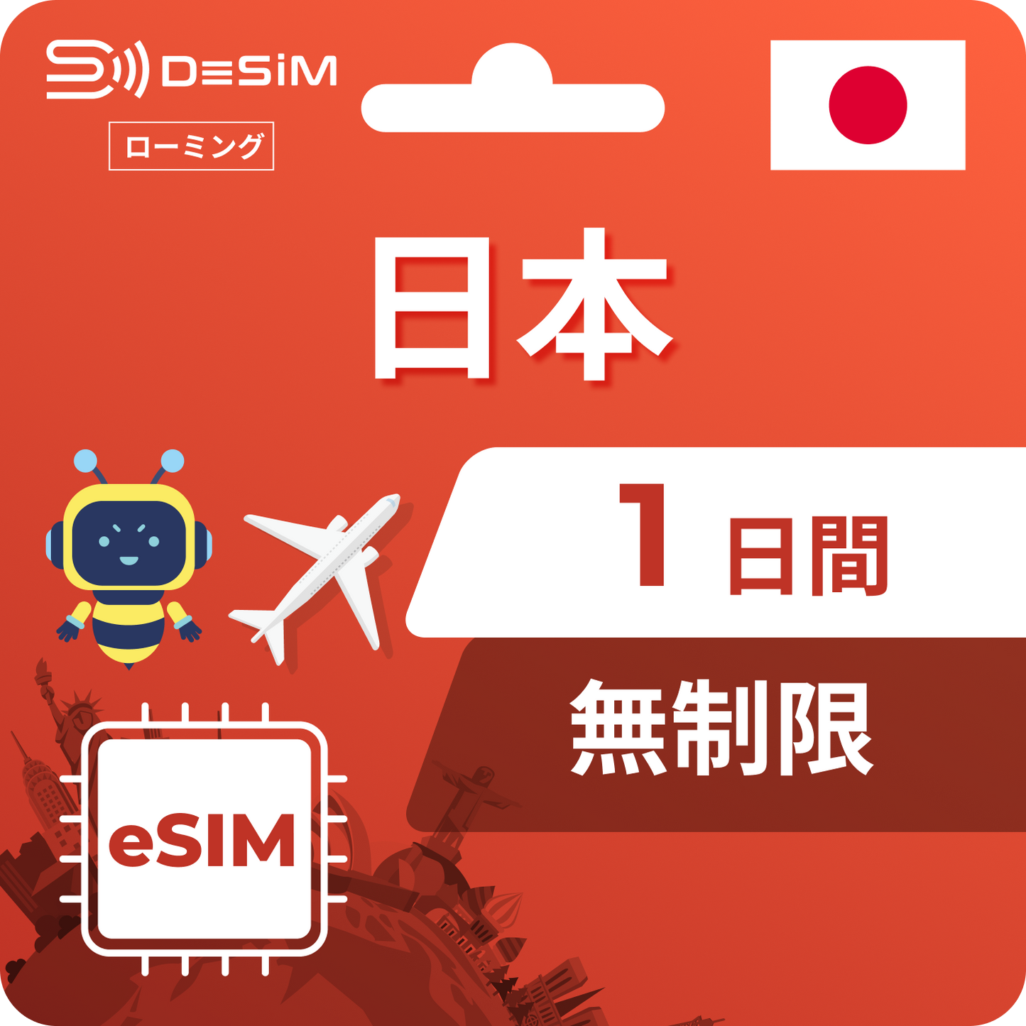日本eSIM 1日間